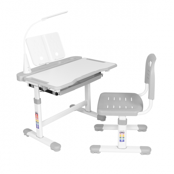 комплект anatomica vitera парта + стул + выдвижной ящик + подставка + светильник Anatomica ViteraLamp