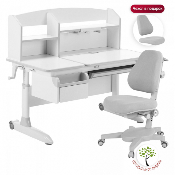 комплект anatomica romana парта + кресло + надстройка + подставка для книг Anatomica Romana Set